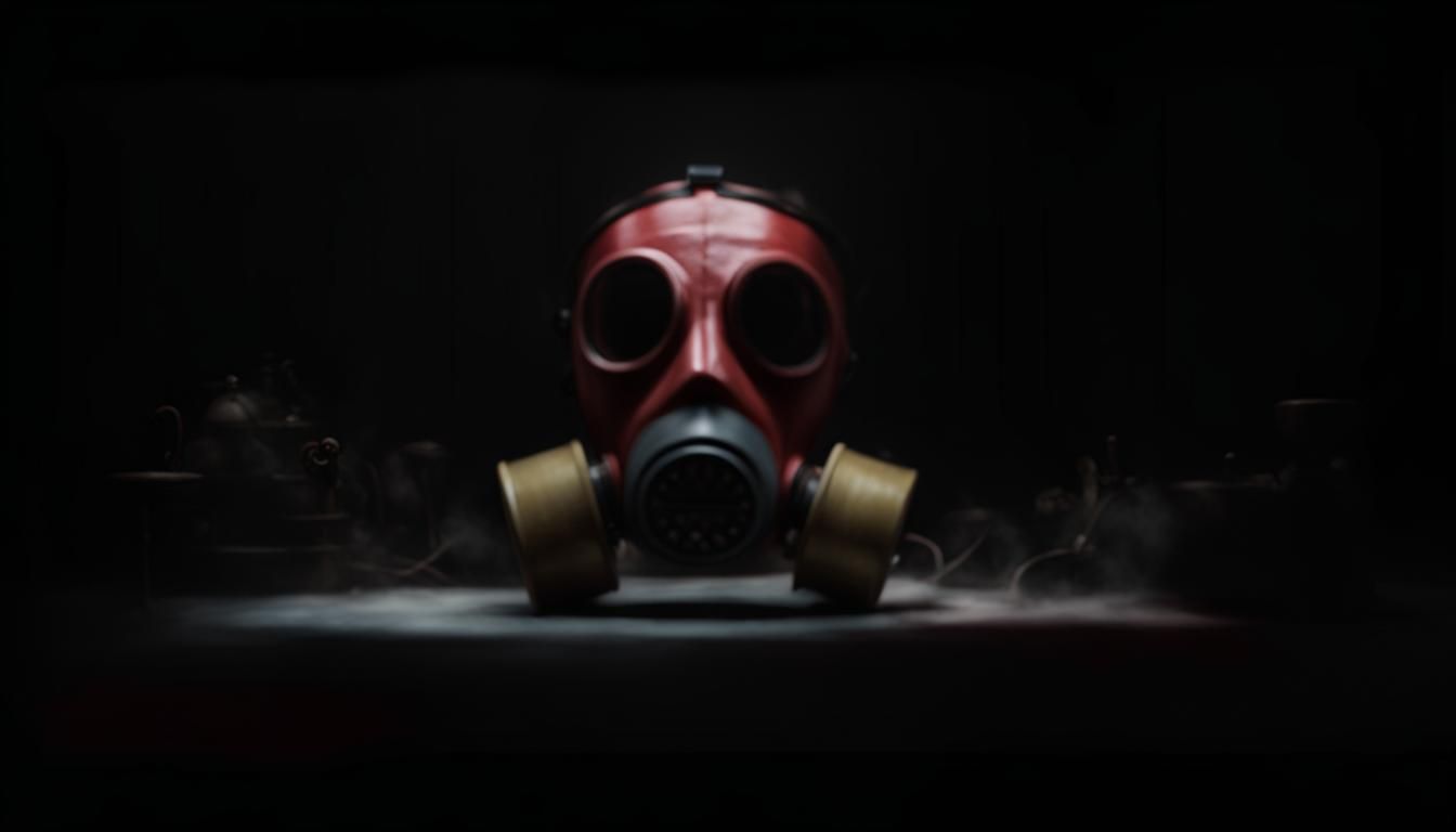 Horror Gas Mask in Gustave Doré Style