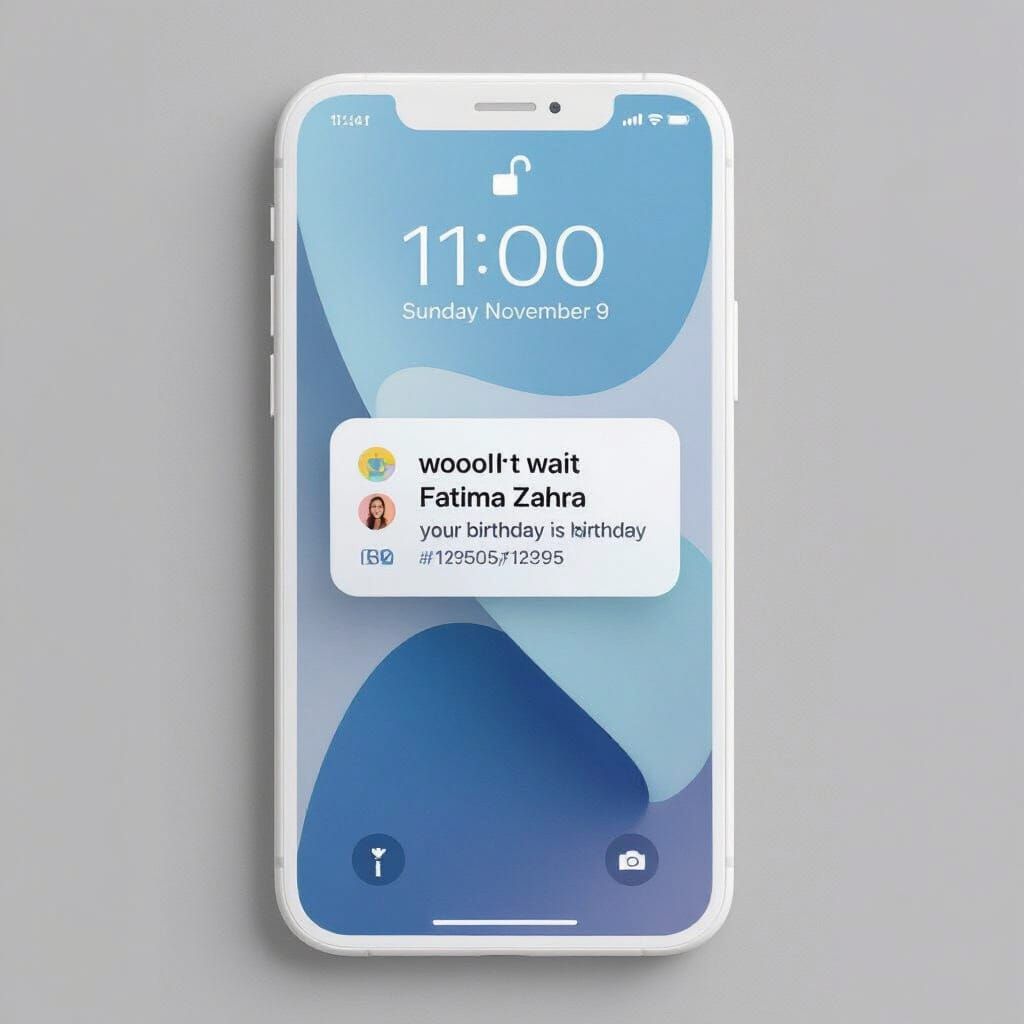 iPhone 17 Pro Max Lock Screen: Realistic iOS Interface