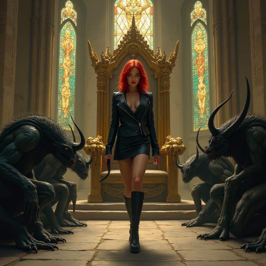 The Red Queen Reigns in a Throne Room of Shadows