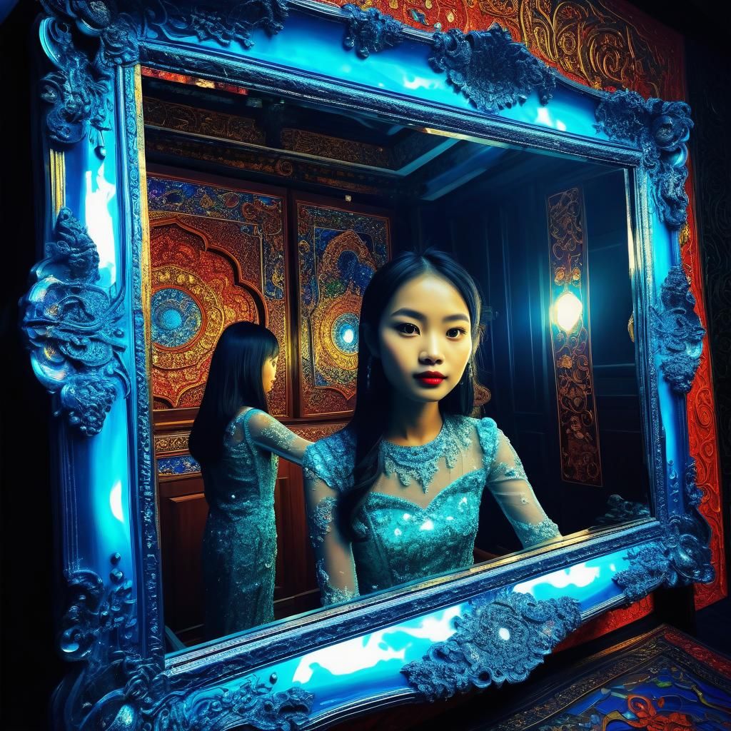 Luminous Thai Fantasy in Vibrant CGI Style