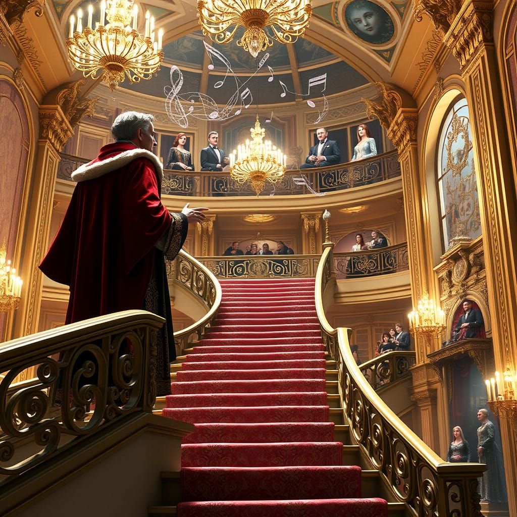 Visionary Composer Directs Royal Spectacle in Futuristic Con...