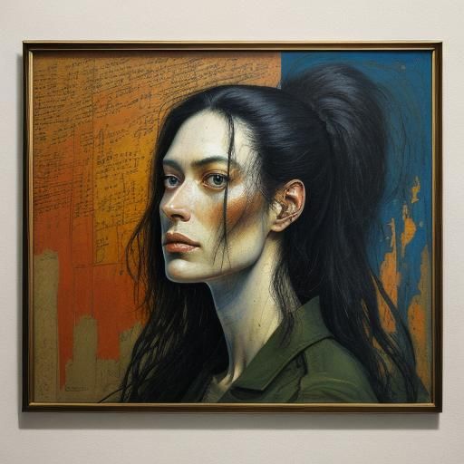 Expressive Masterpiece with Naturalistic Texture