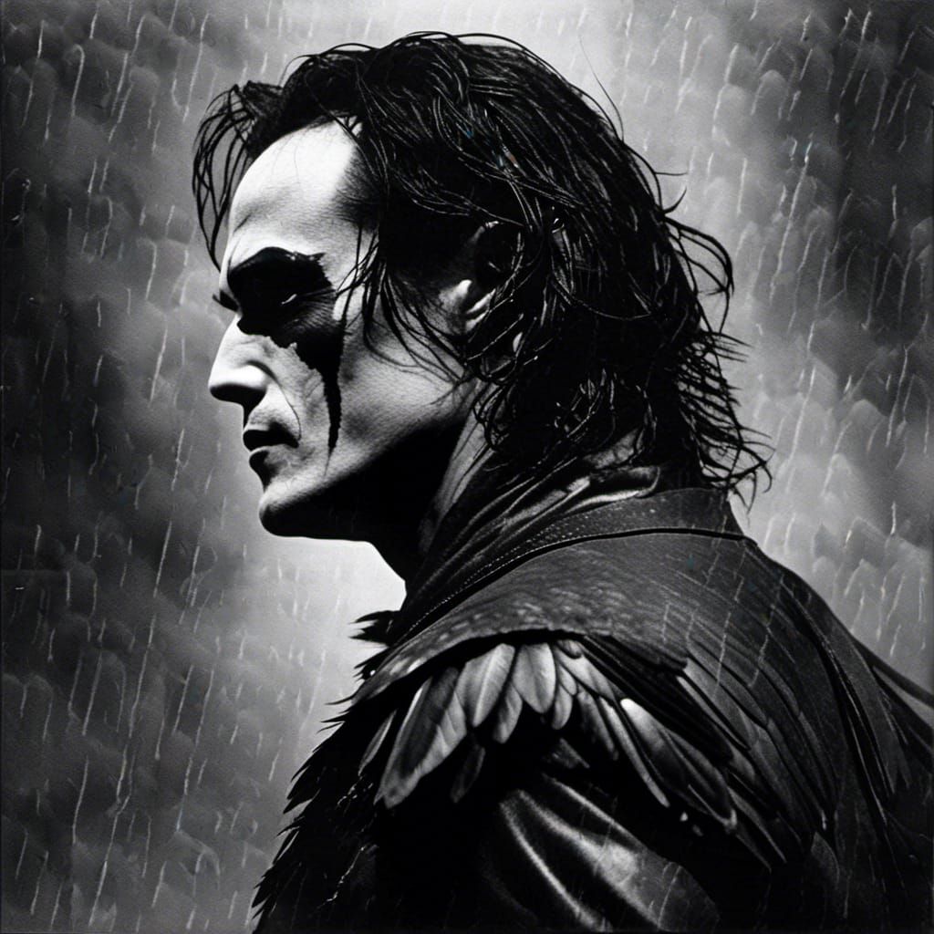Joaquin Phoenix if he were in The Crow