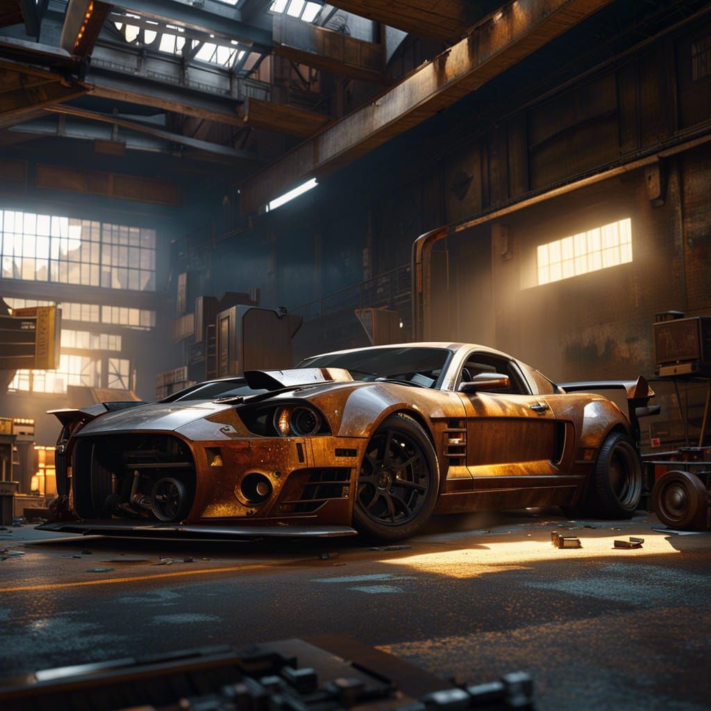 Deception Barricade is rusty Saleen Mustang S281