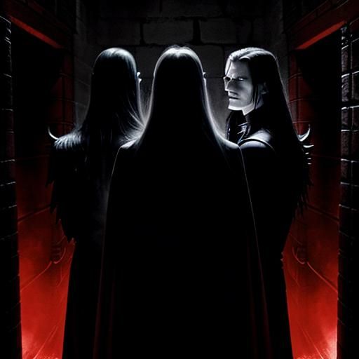 Hyper-Realistic Fallen Angel Portrait in Oil