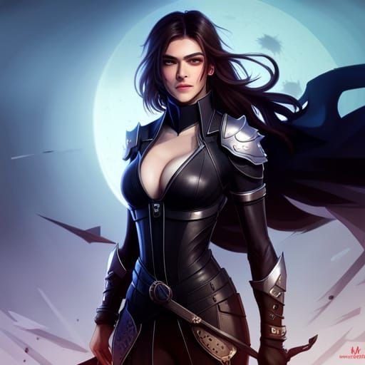 Kriti Sanon as The Witcher's Yennefer in Digital Art