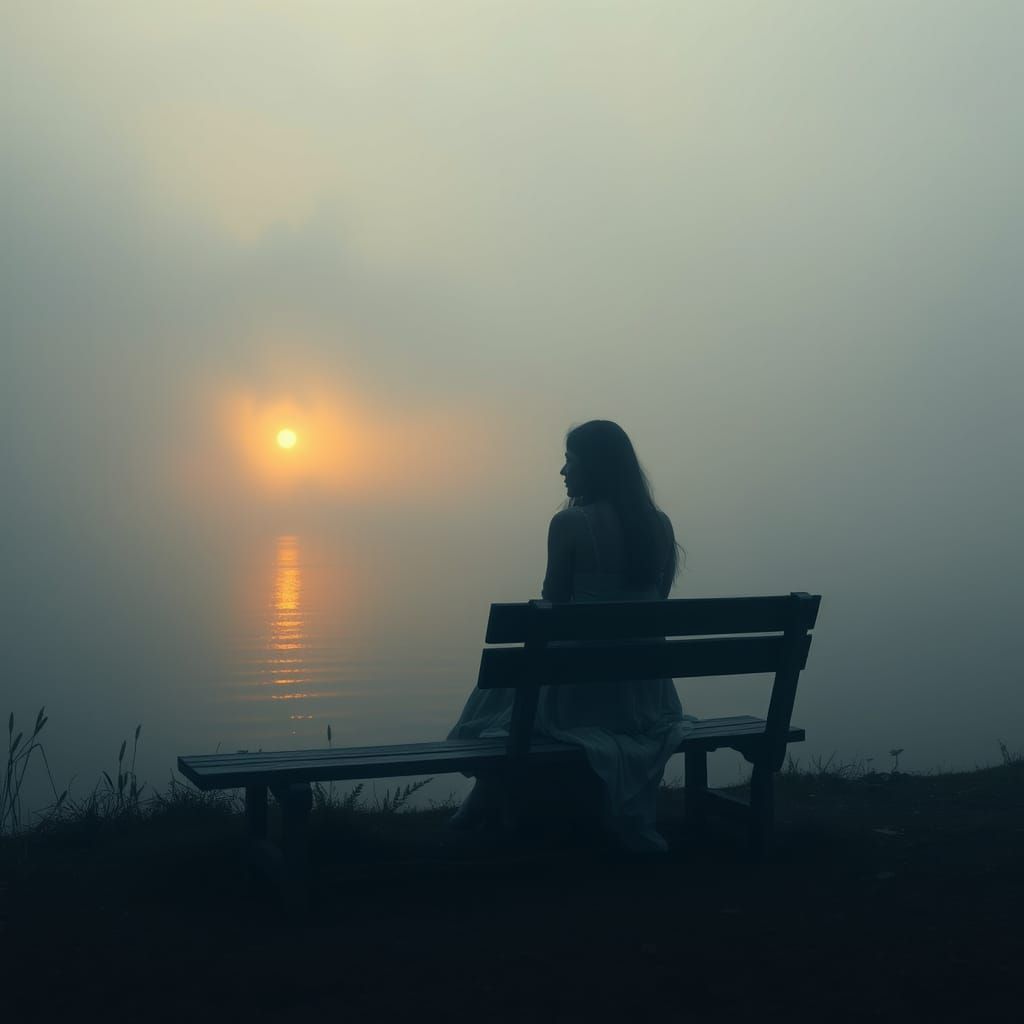 Ethereal Dawn Scene in Hyper-Realistic 3D Style