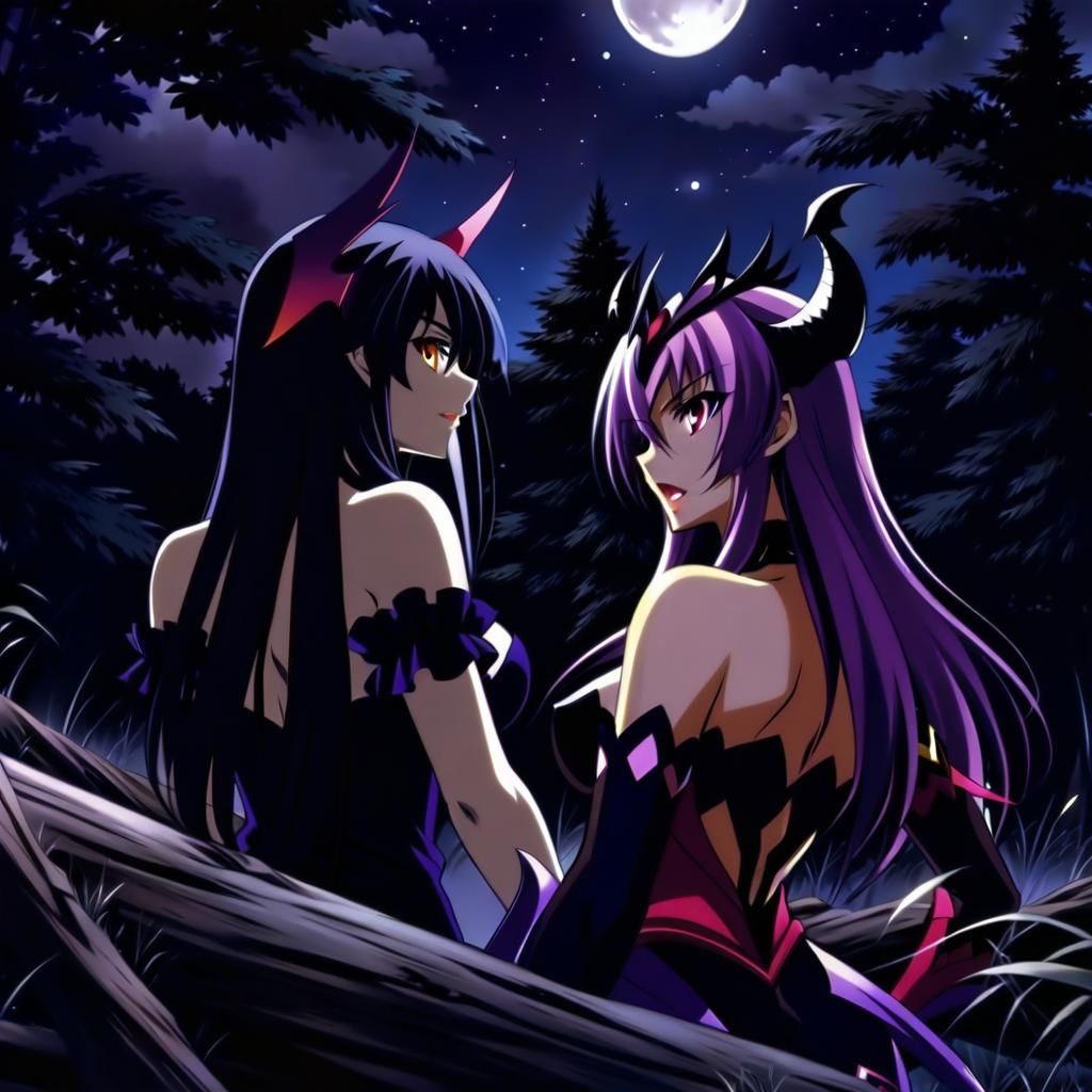 Morrigan and Lilith Aensland