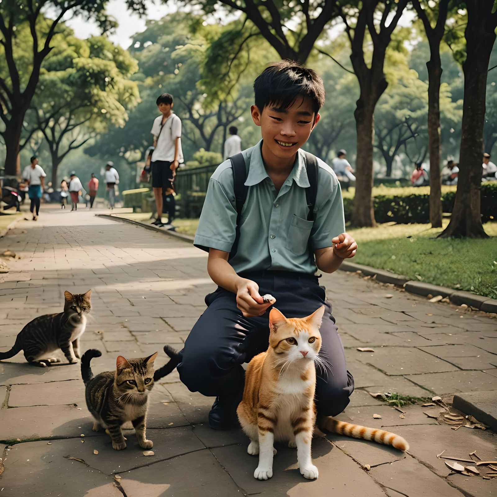 Under 16 (double eyelid: 1.5) gay cool happy Vietnamese scho...