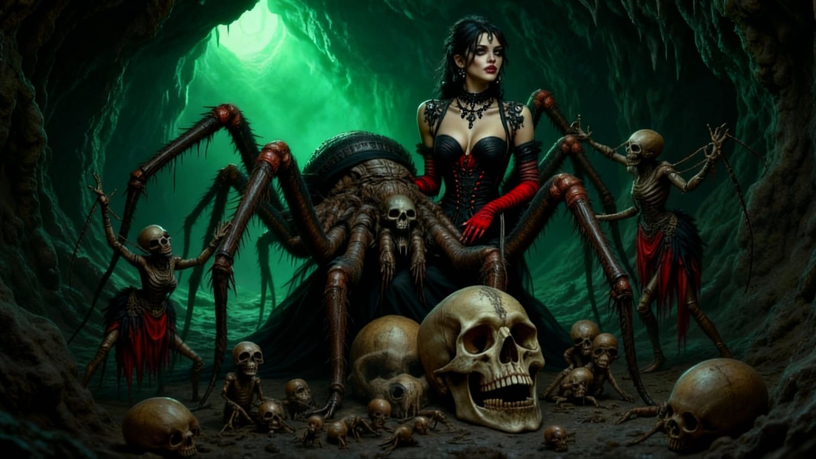 Evil Spider Queen's Lair