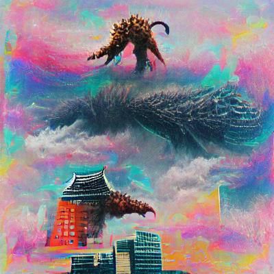 AI Interpretation of Kaiju Concept