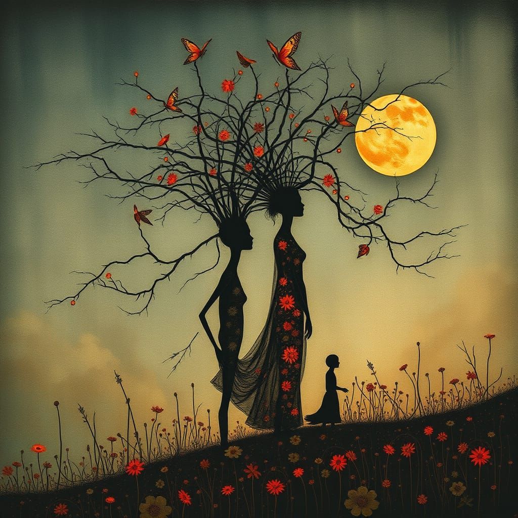 Abstract Surrealist Collaboration by Andy Kehoe and Carne Gr...