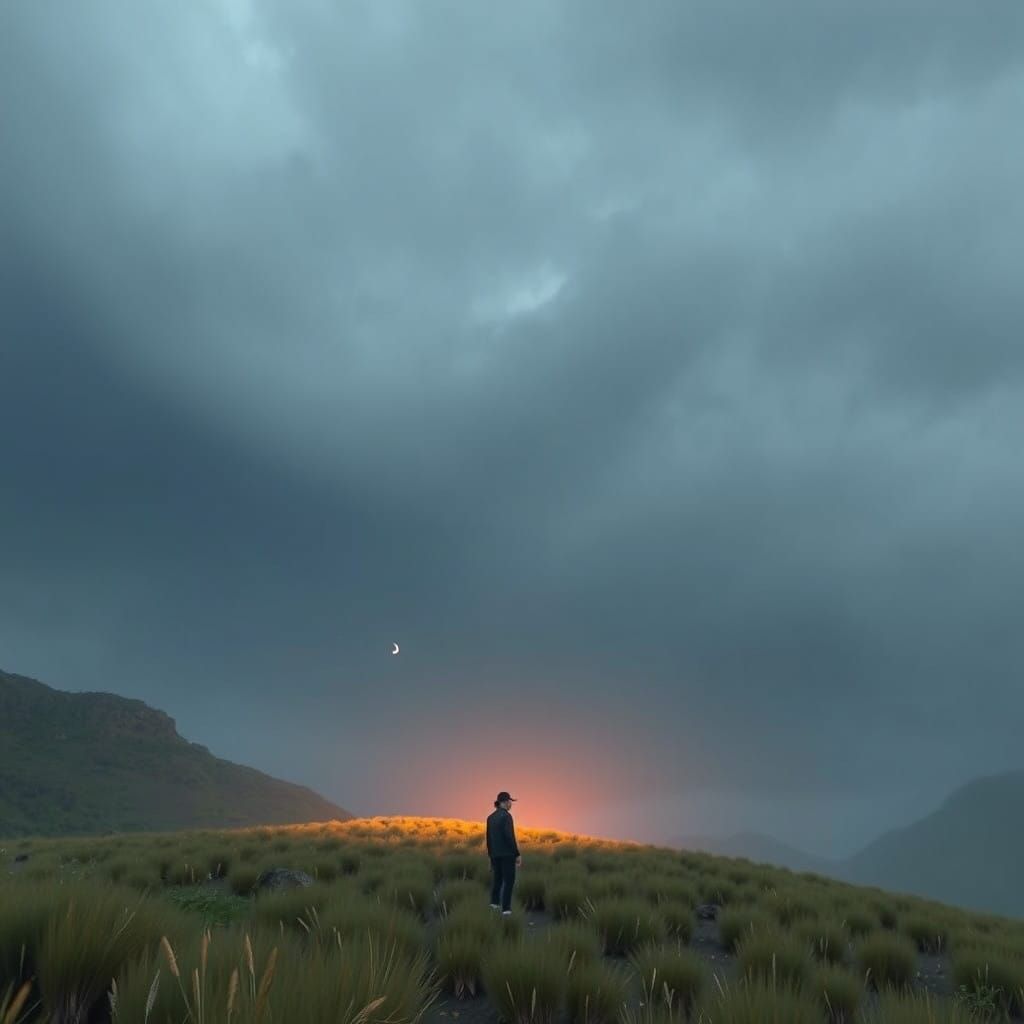 Mysterious Cyberpunk Scene