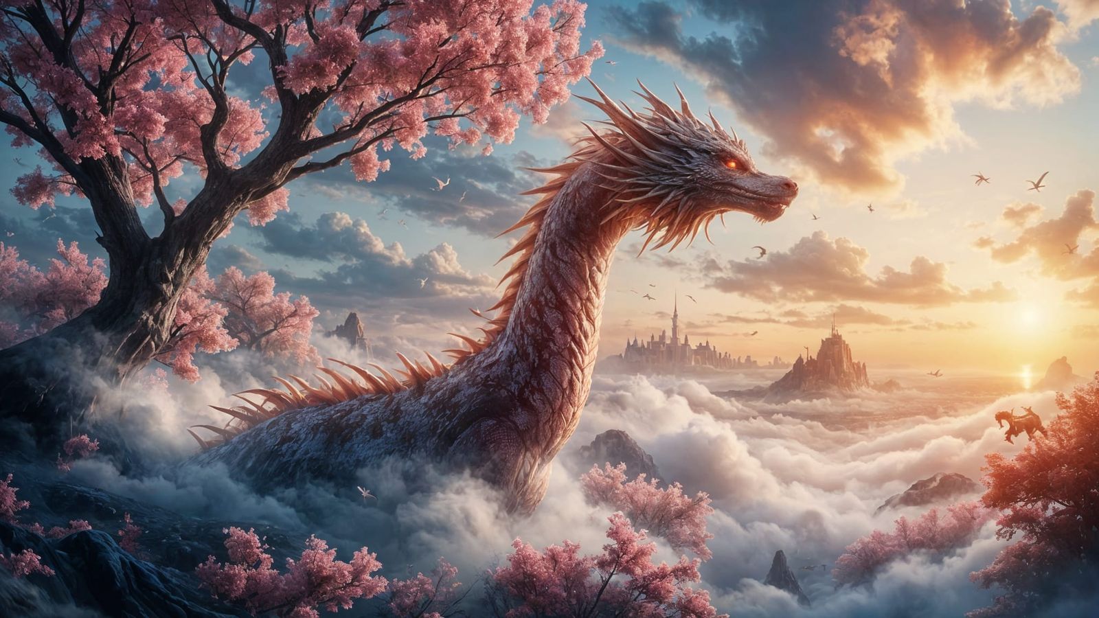 Dragon in Honored Glory, Embracing Good Fortune and Prosperi...