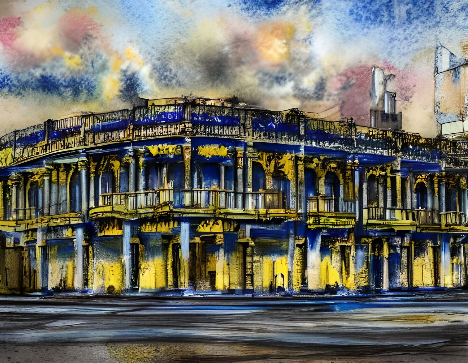 The forgotten, dirty and dilapidated casinos of Havana.. hyp...