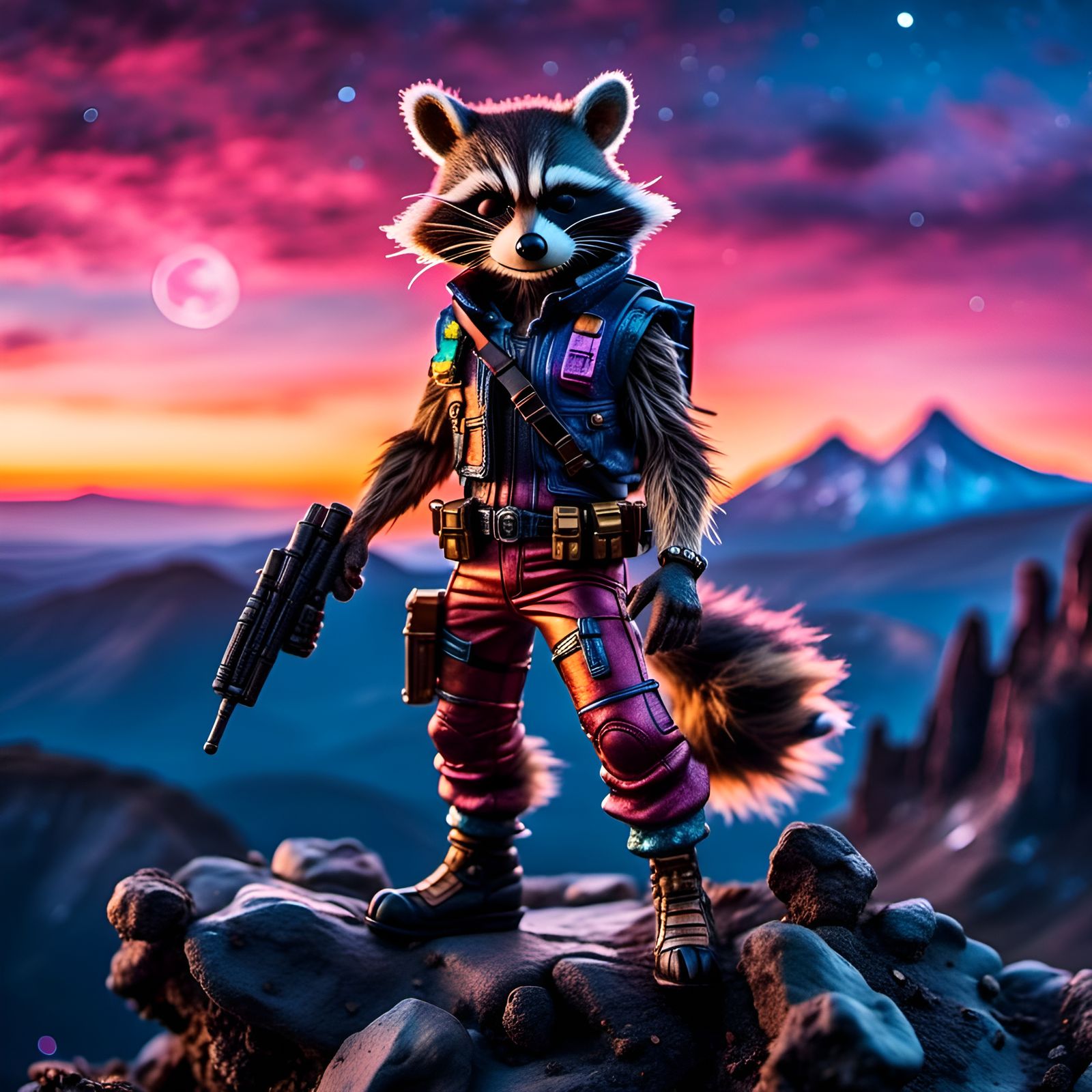 Being Rocket Raccoon