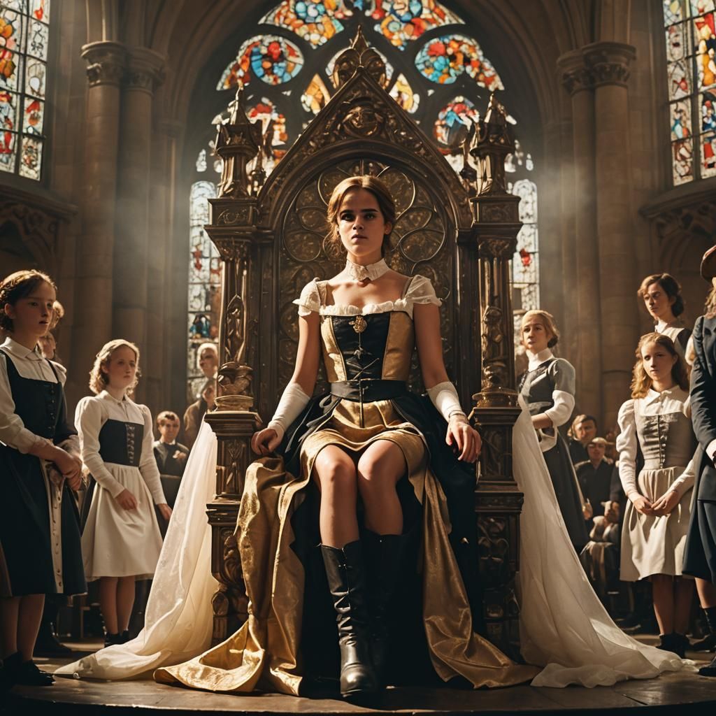 Goddess Worship Scene in Cinematic Style