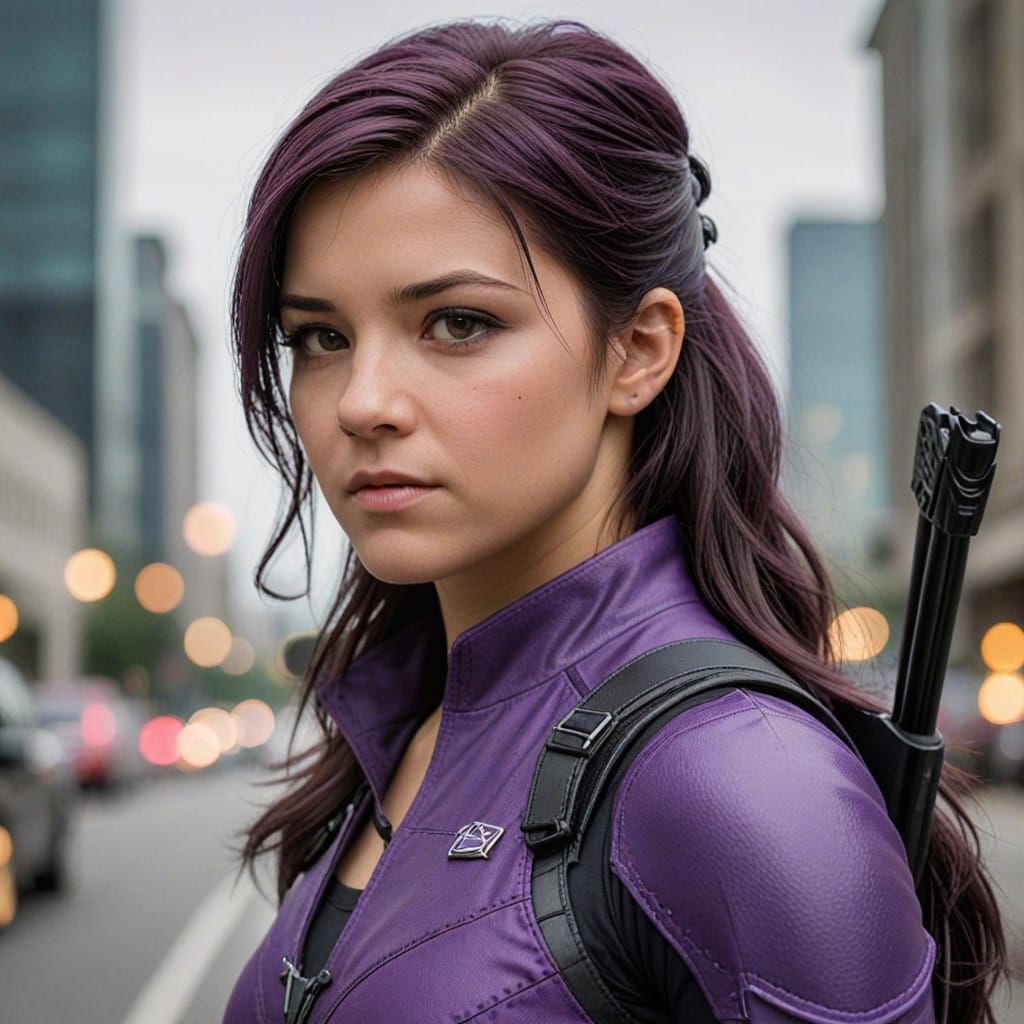 Kate Bishop Hawkeye in Professional Portrait Photography Sty...