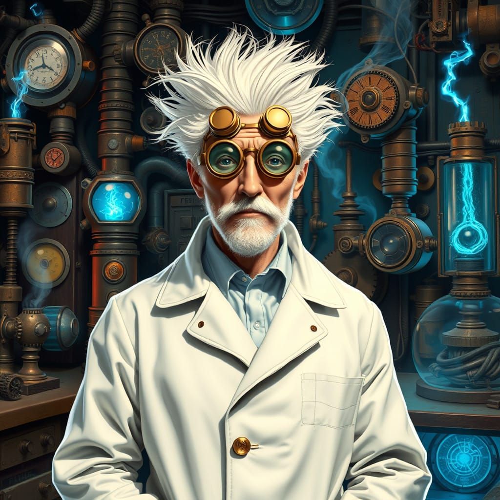 Steampunk Geppetto Conjures Futuristic Inventions