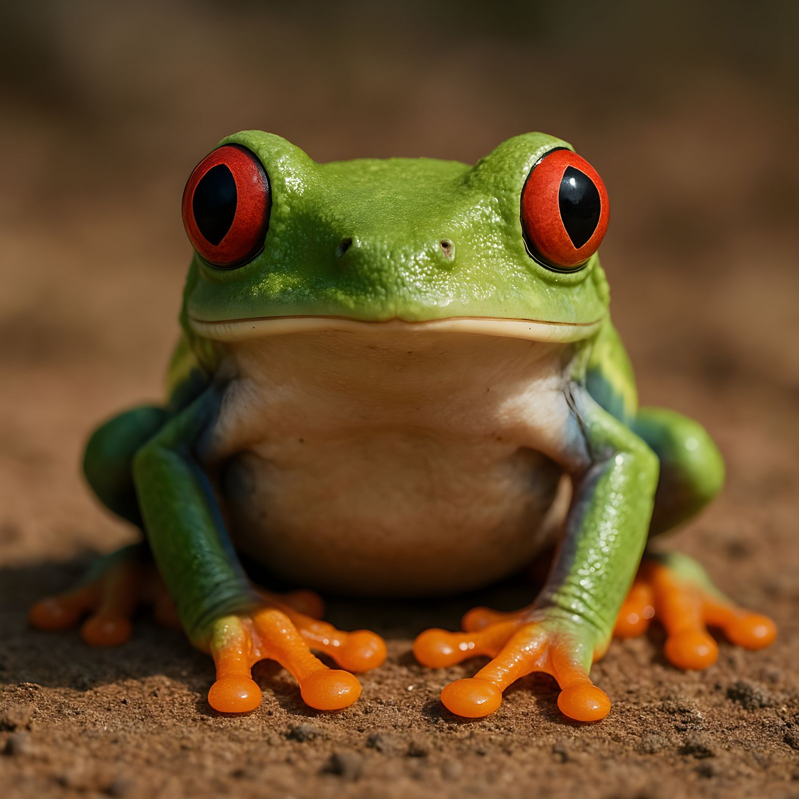 Red-Eyed Tree Frog in Ultra-Realistic 4K