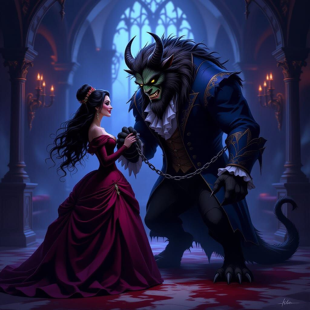 Belle's Sinister Transformation of the Beast
