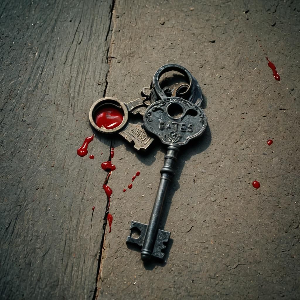 Creepy Key to Bates Motel: Photorealistic Horror