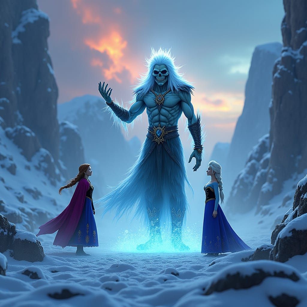 Eddie Meets Anna and Elsa: Arendelle Convergence