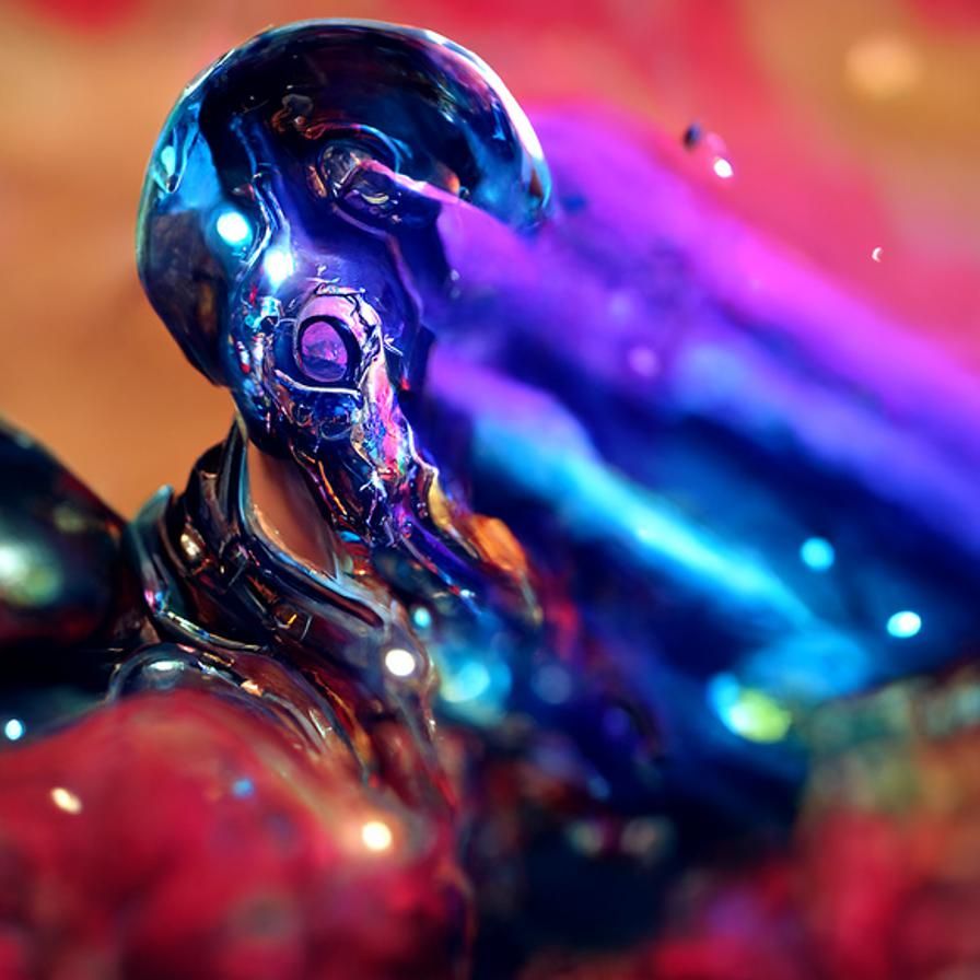 Hyperdetailed Galaxy Man Concept Art