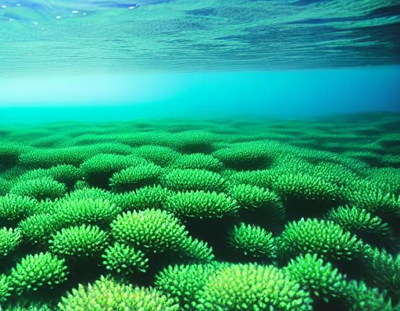 Sea of Green vaporwave