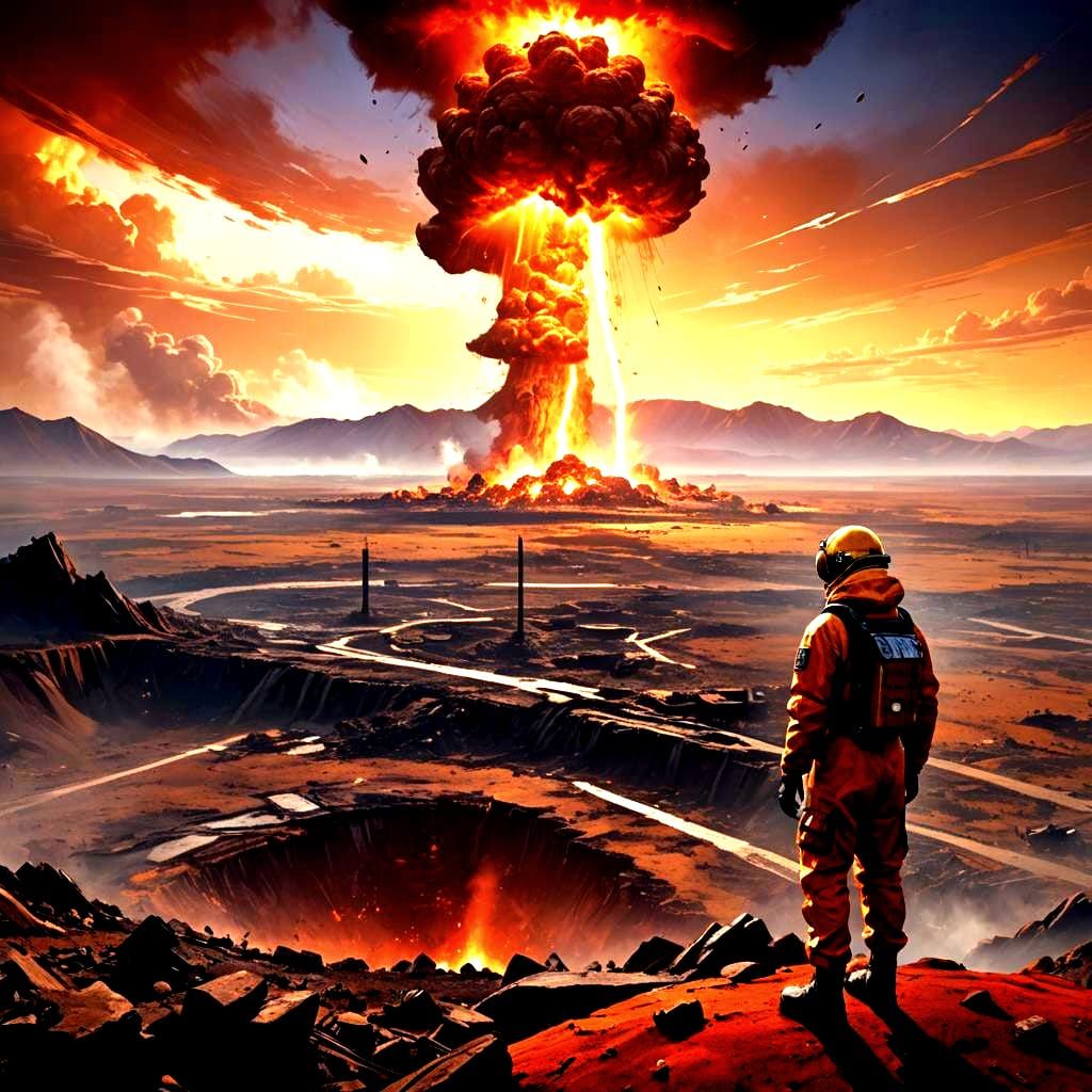 Nuclear Aftermath on an Alien World