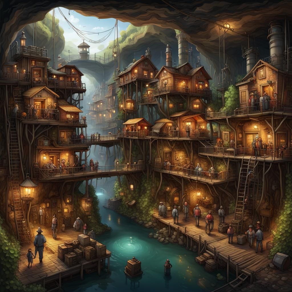 underground mining city