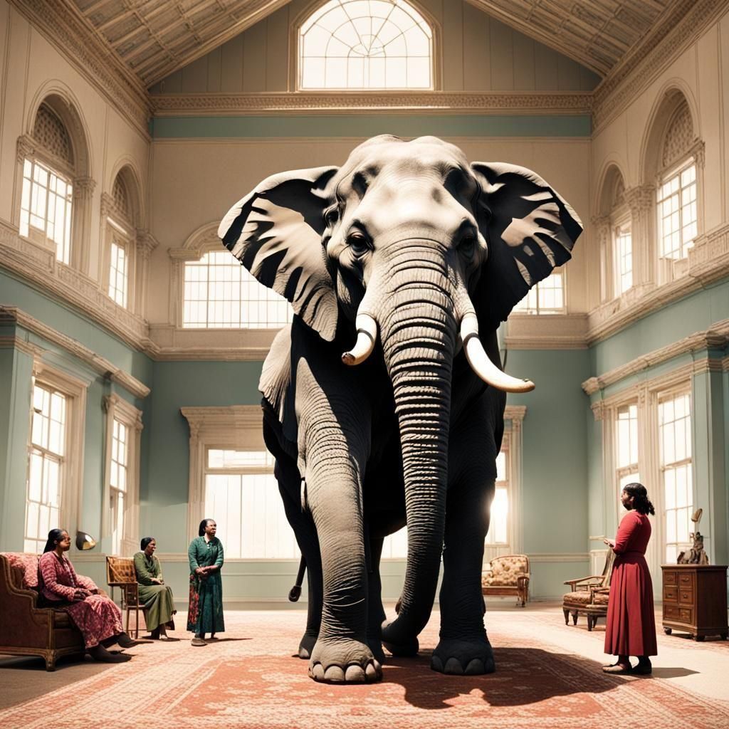 Speech Bubble Asks: Elephant in the Room?