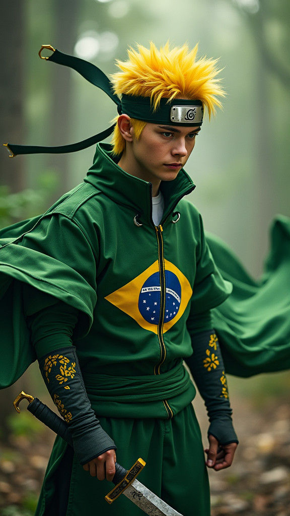 Naruto in Brazil: A Cinematic 8k Rendering