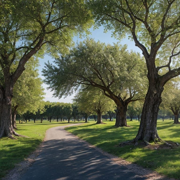 Detailed Quercus Ilex Tree in 8K HDR