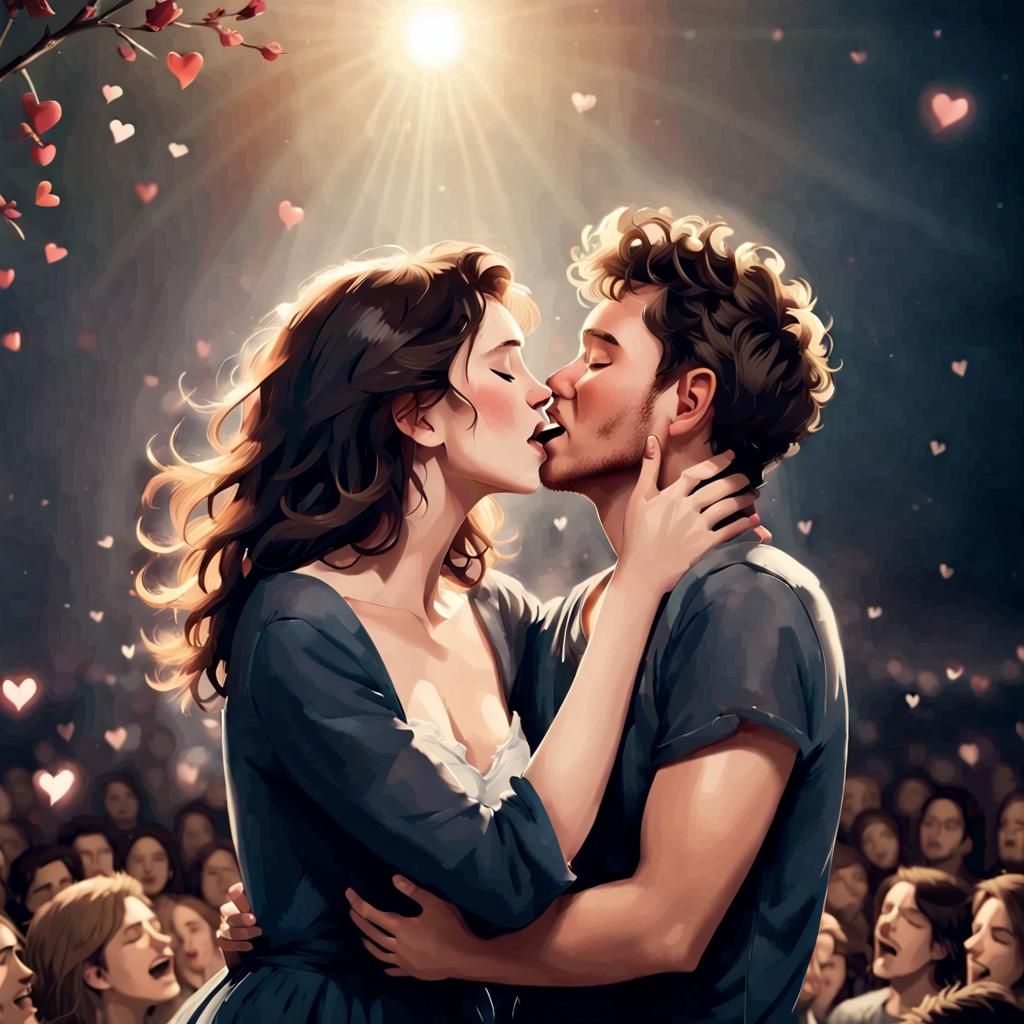 Abstract Song of Love and Freedom