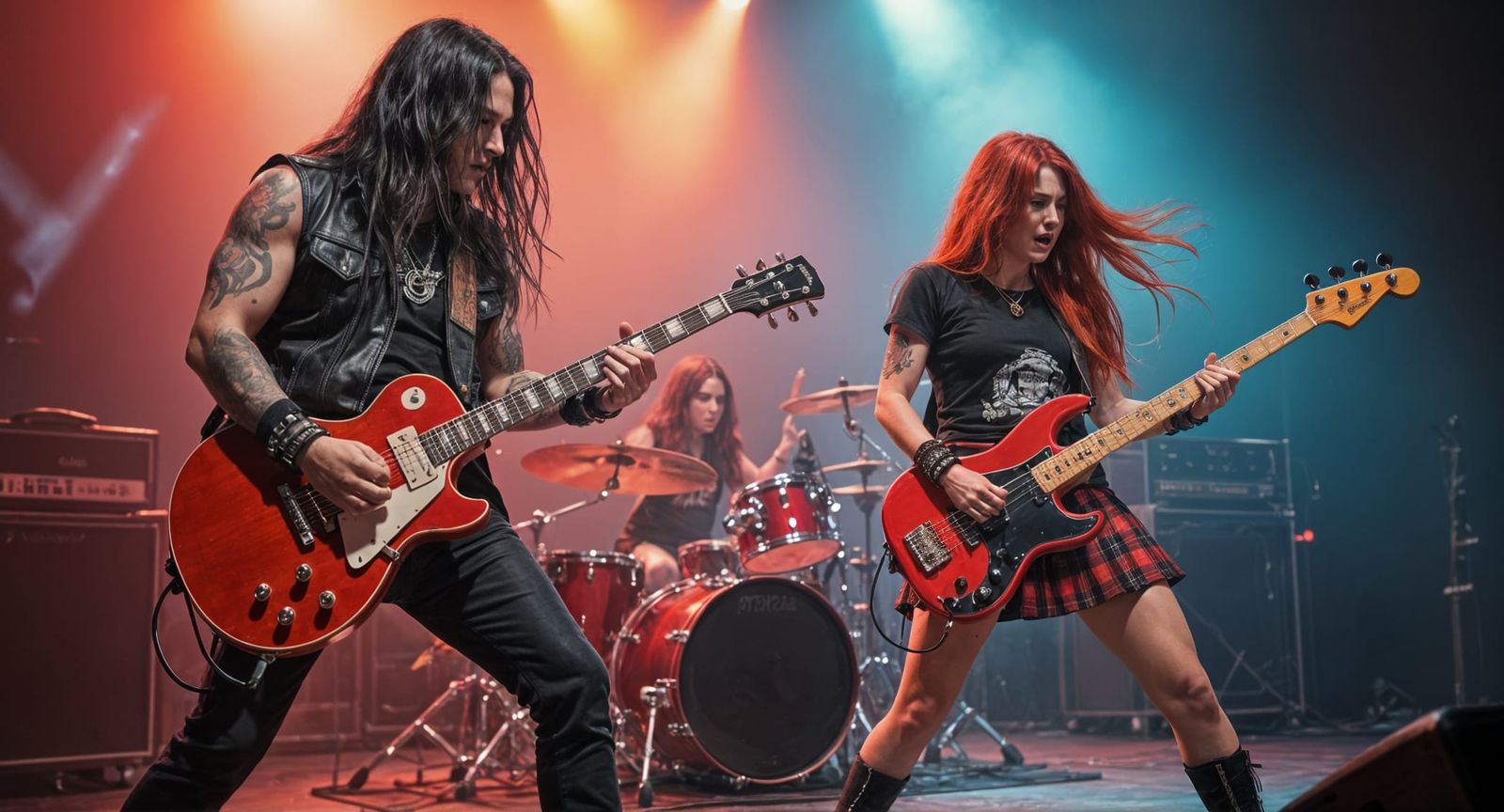 High-Energy Metal Concert Scene