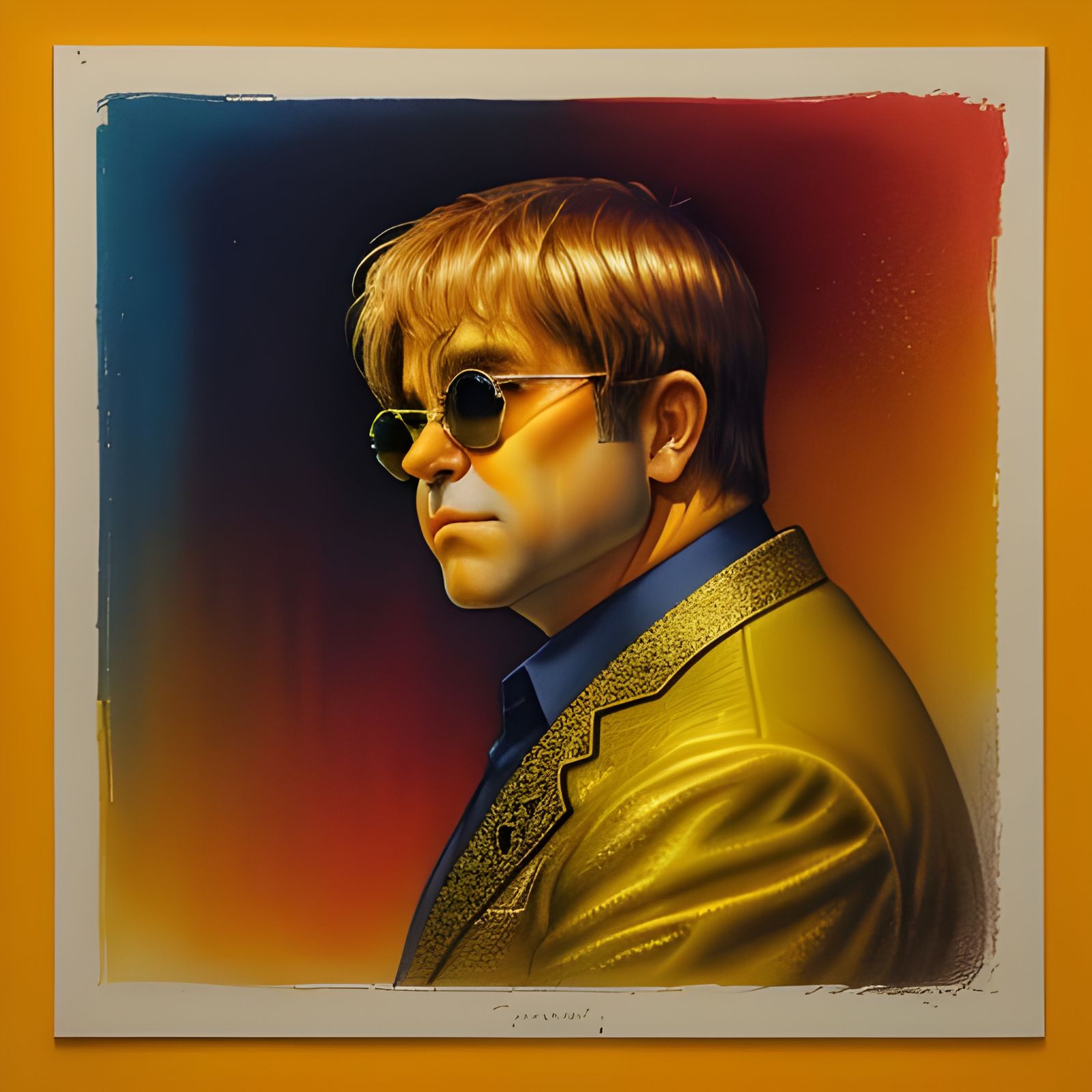 Radiant Portrait in Golden Light