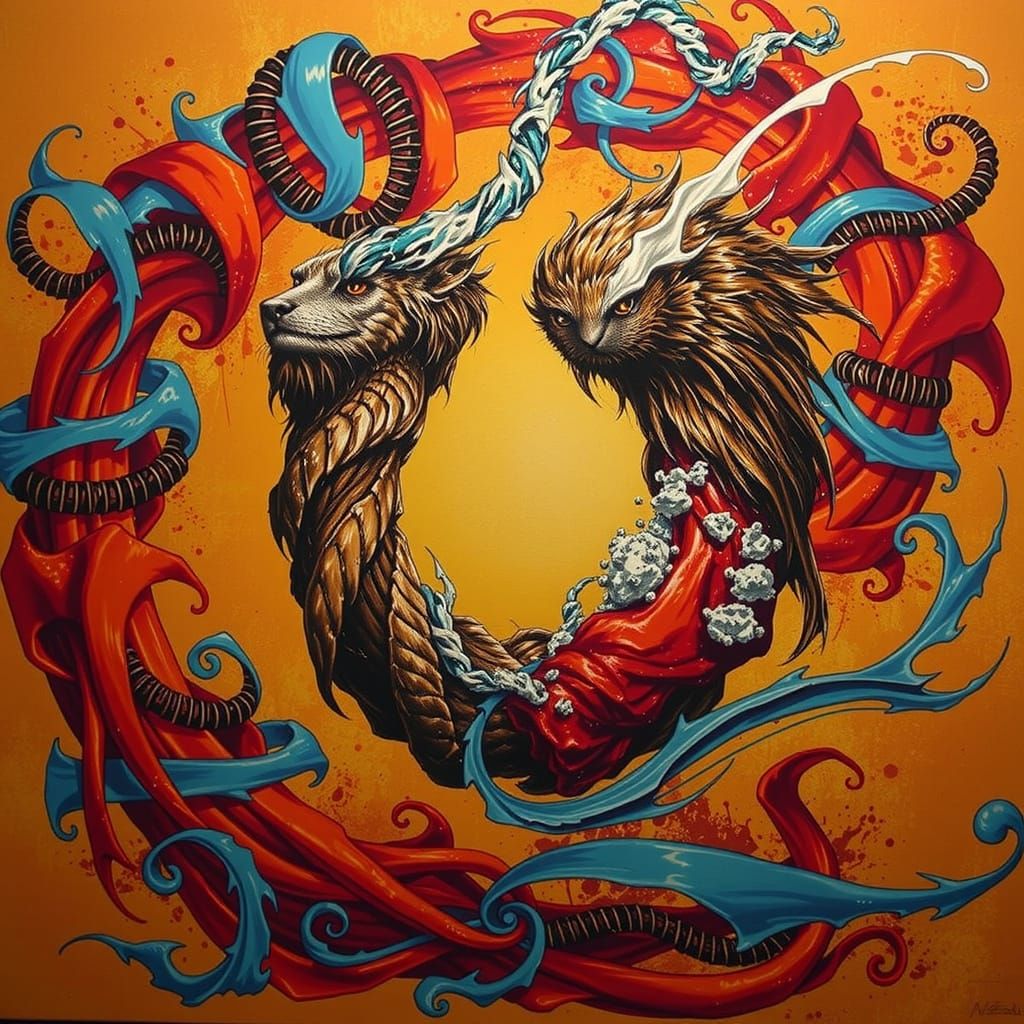 Dynamic Swirling Vortex of Motion