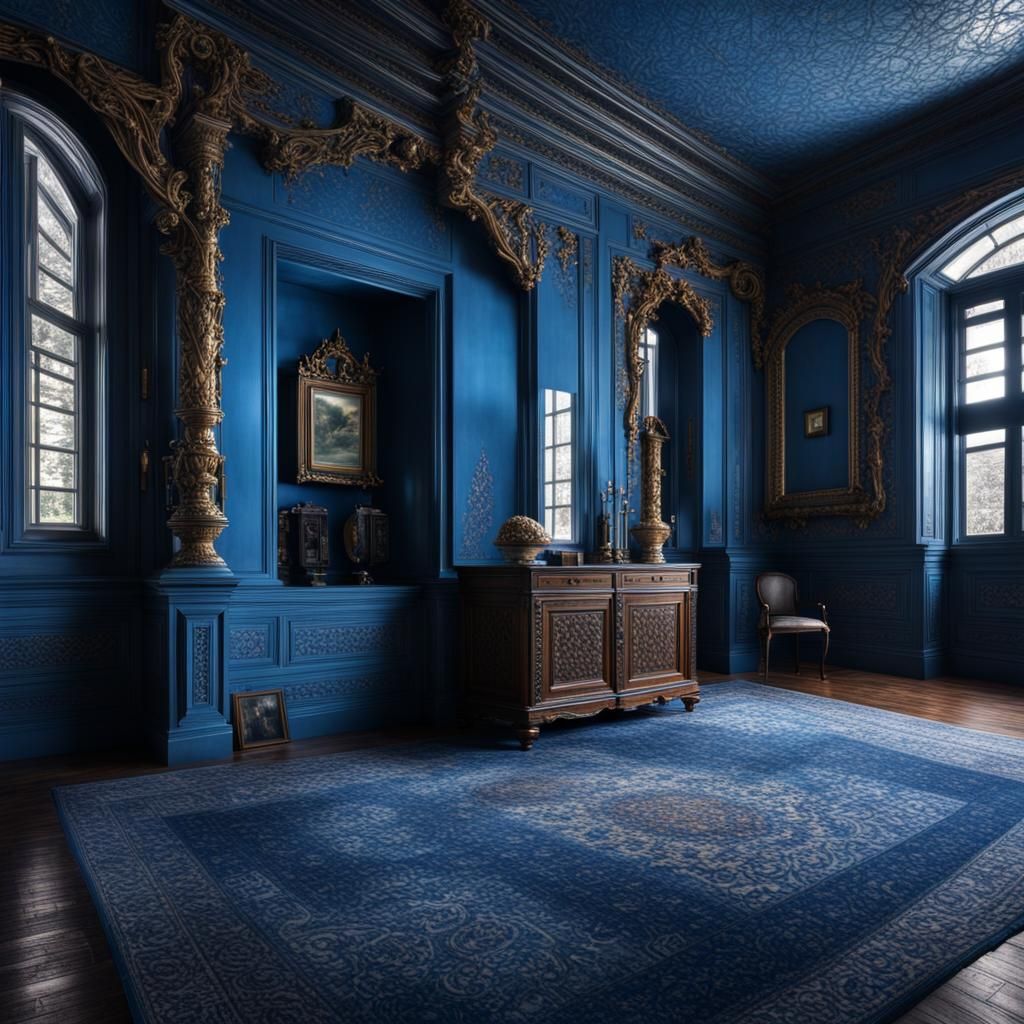 blue room