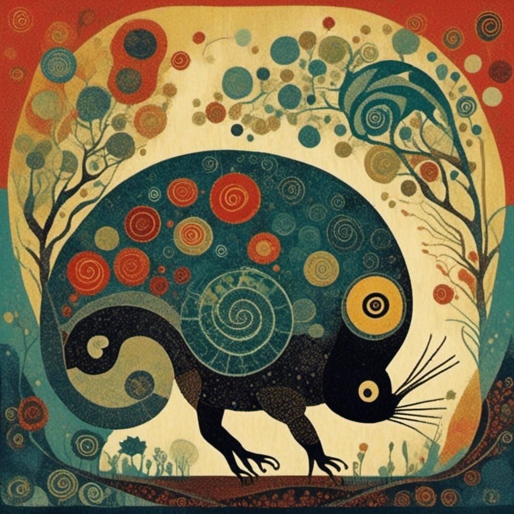 Surreal Image Evoking Interwar Period Art