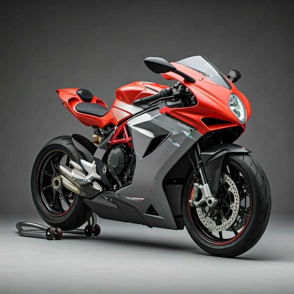 MV Agusta F3 80ORR Motorcycle: Photorealistic Image