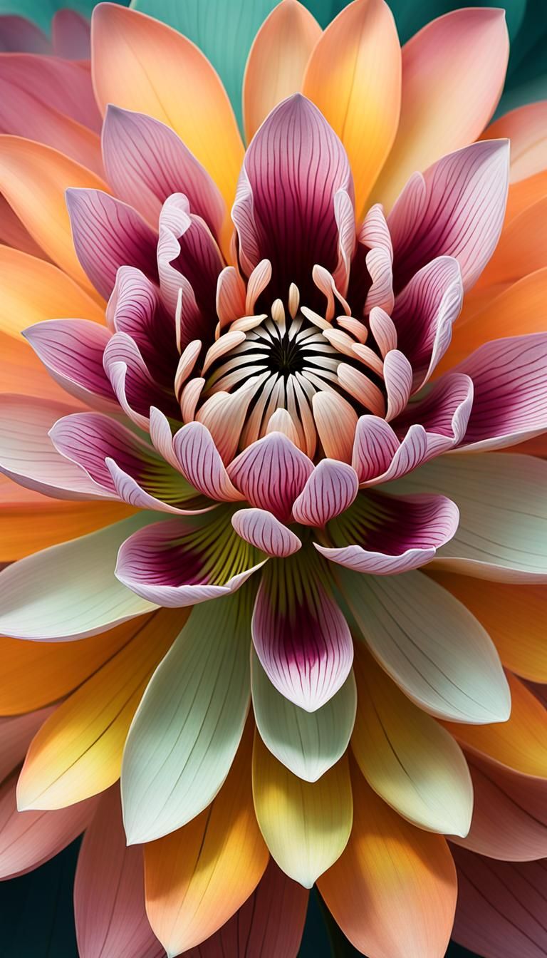 Lotus Flower: Seasons in Bloom, a Surreal Digital Art