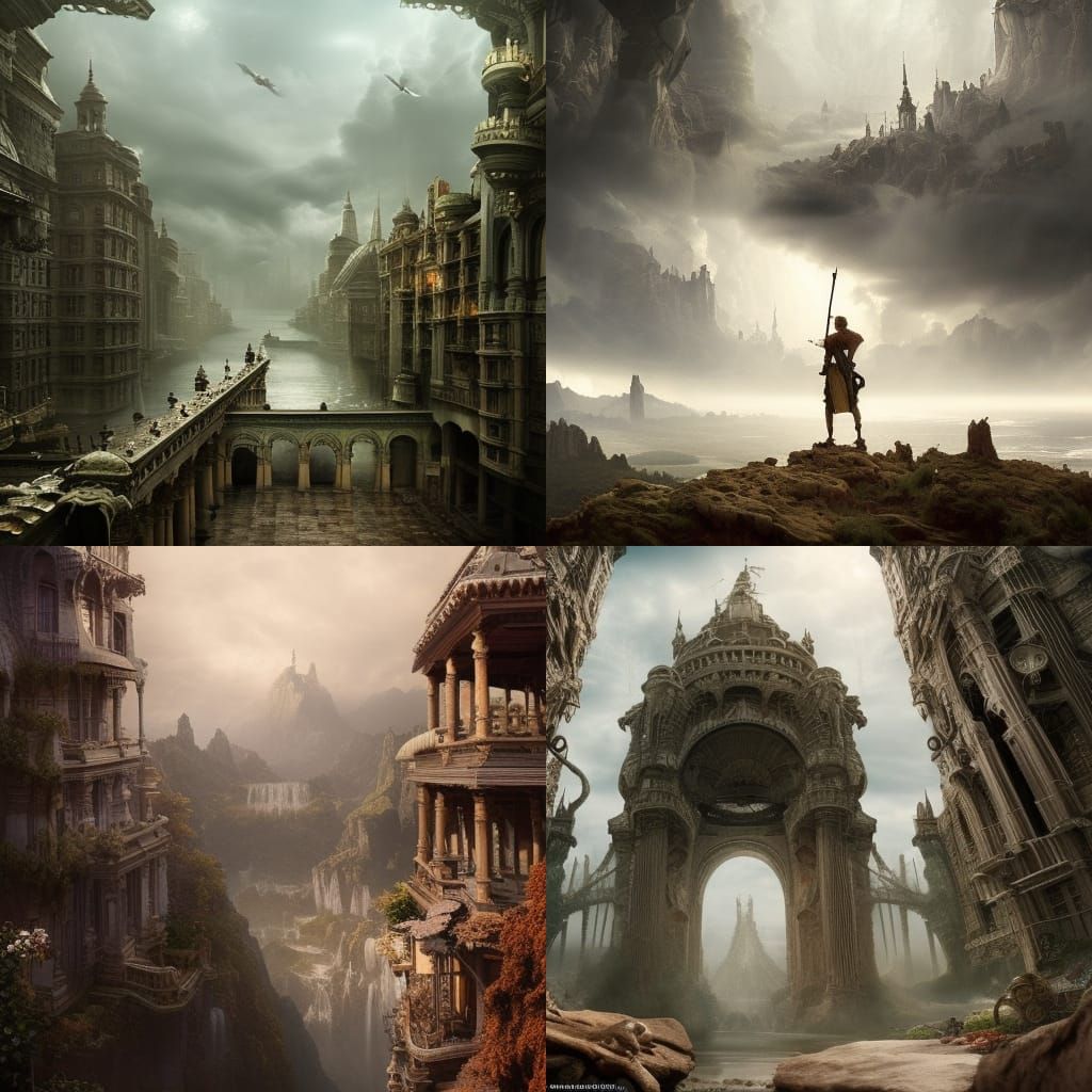 Epic Funny Scene in Digital Matte Painting