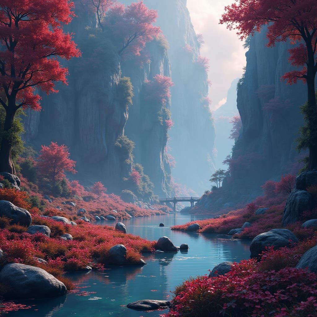Fantastical Environment in Trending Artstation Style