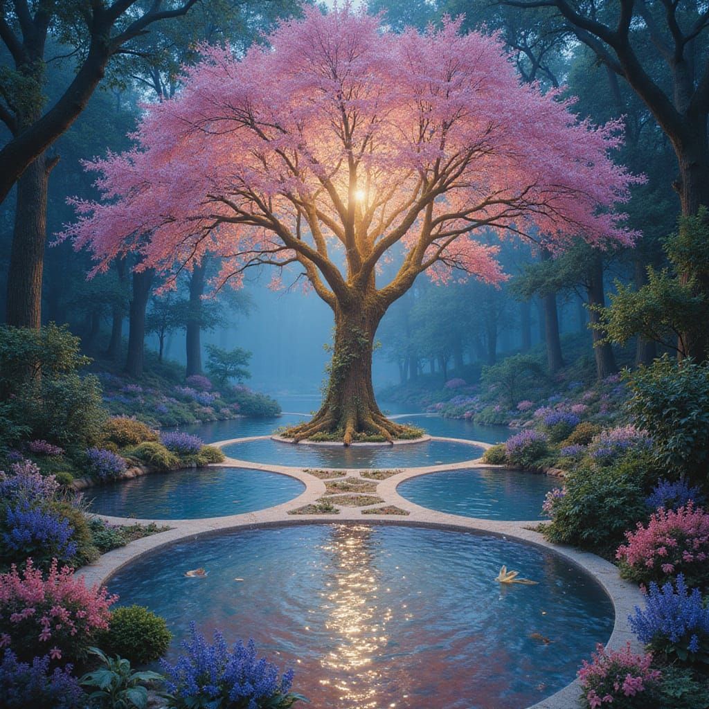 Dreamlike Realm of Eternal Love and Transcendence