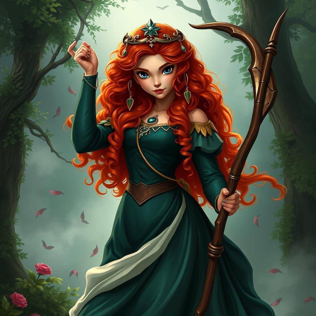 Hyperrealistic Disney Princess Pin-Up Art