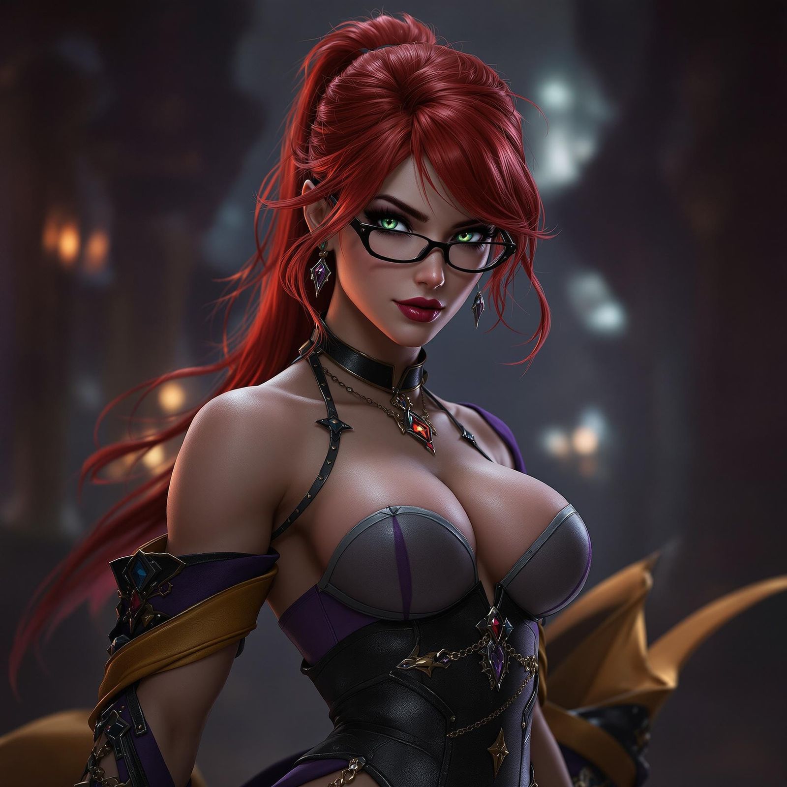 Heroic Redhead in a Dark Fantasy World