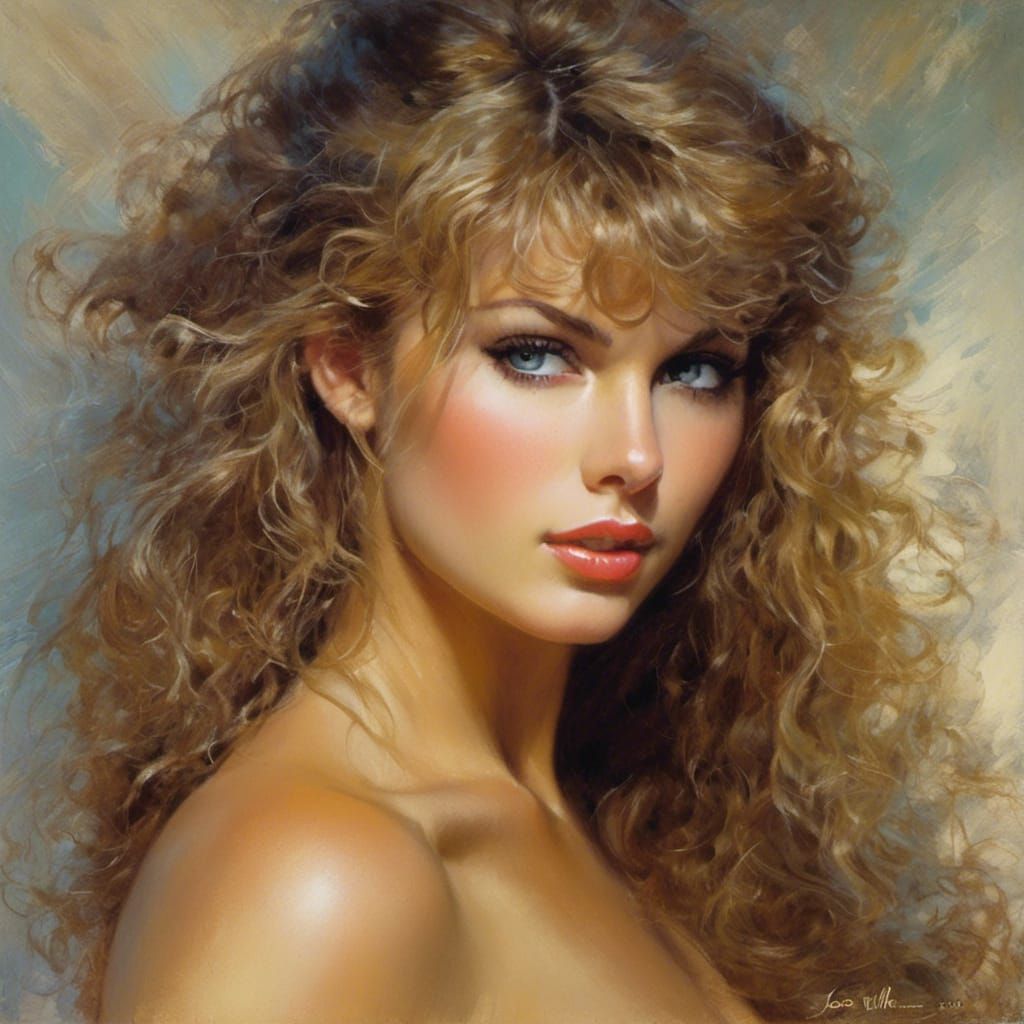 Hyperrealistic Portrait on Ocean Beach in Style of Royo