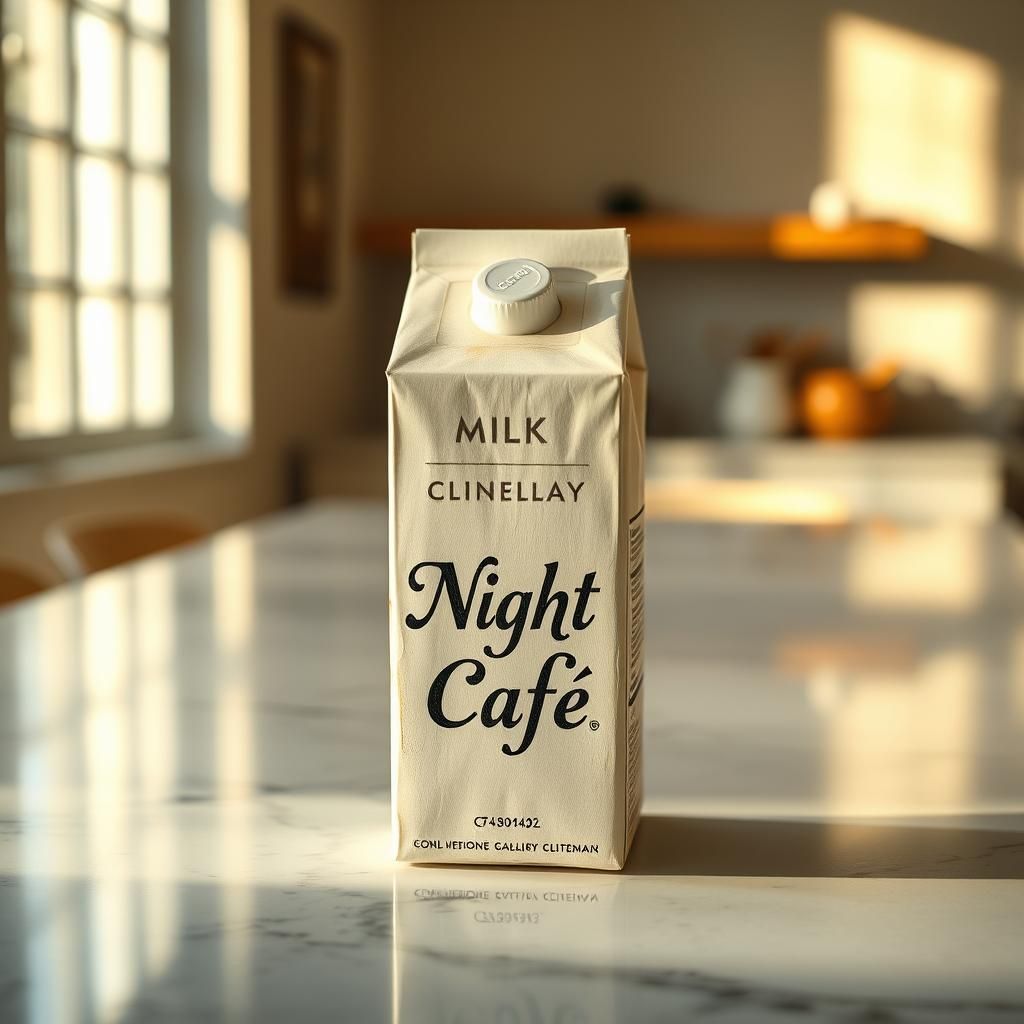 Vintage Milk Carton Art, Vermeer and Matisse Style