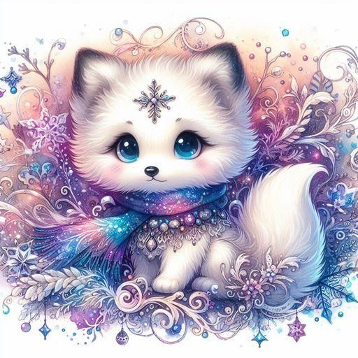 Fantasy polar fox